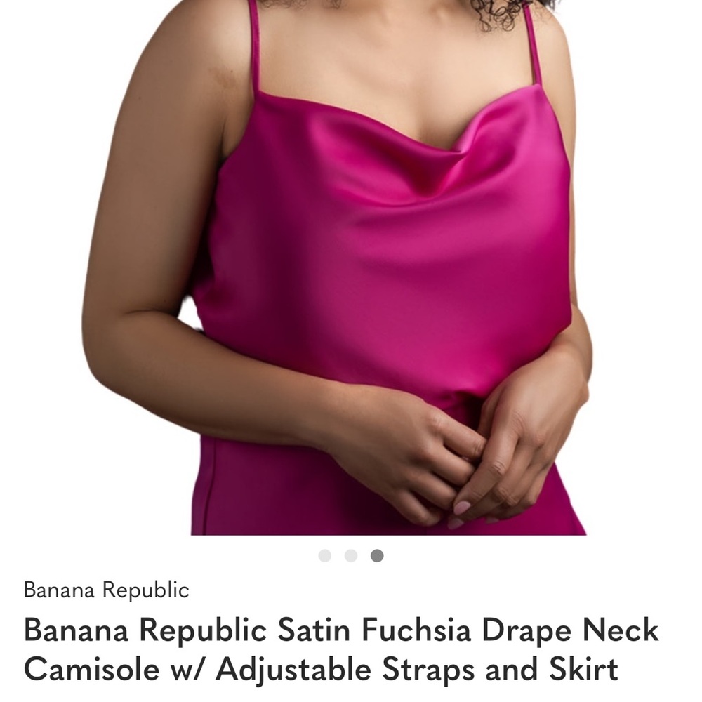 Banana Republic Satin Pink Camisole